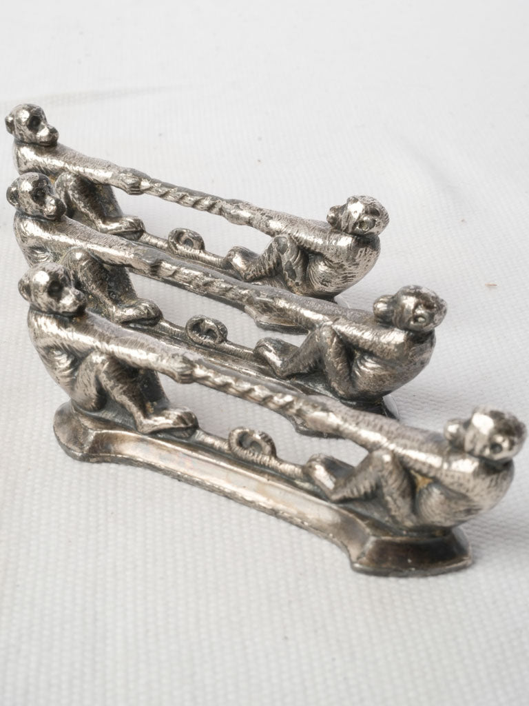 Humorous playful monkey tableware