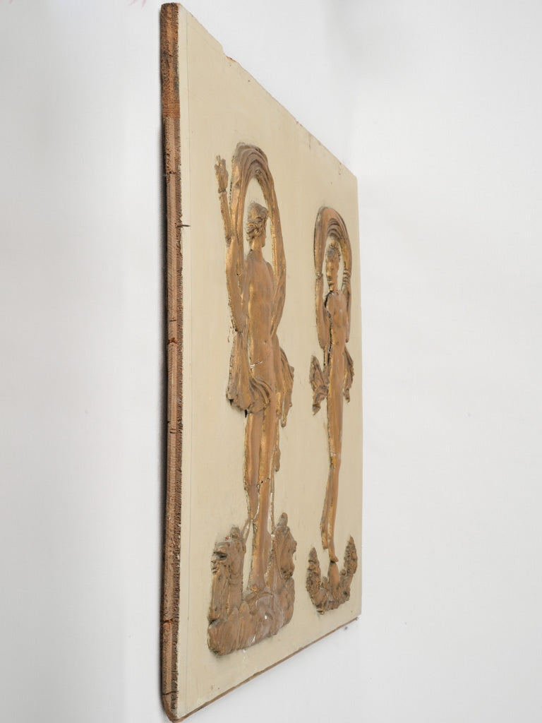 Refined 19th-century French boiserie wall art