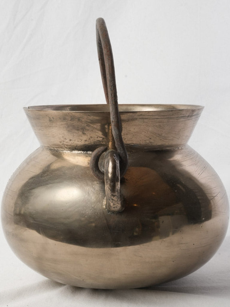 Heirloom decorative bronze cauldron
