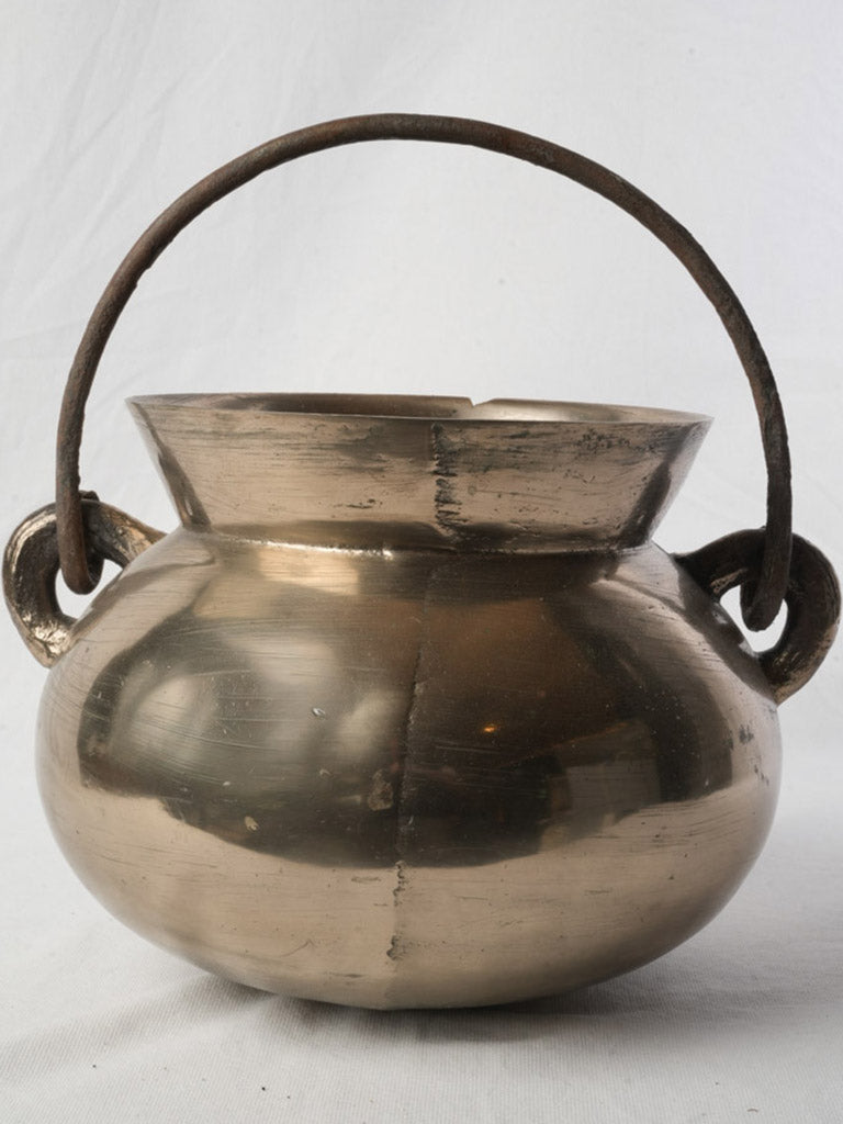 Ornate patina bronze planter