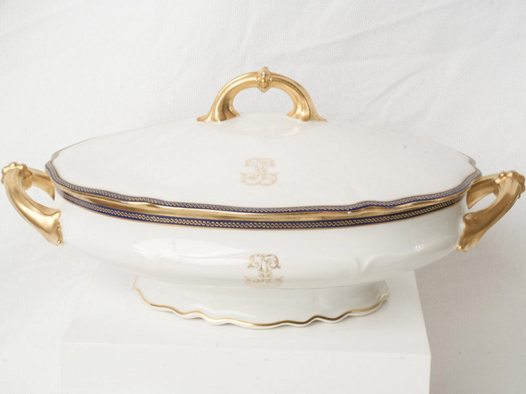Sophisticated Antique Porcelain Dinner Plates