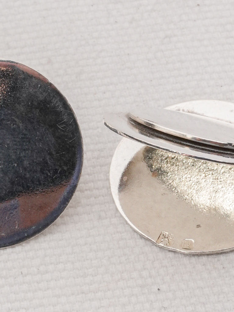 Collectible antique silver card holders