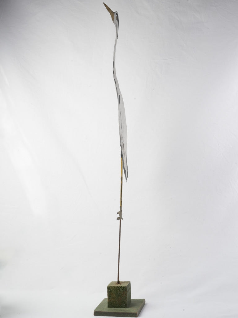 Finely detailed metal bird ornament