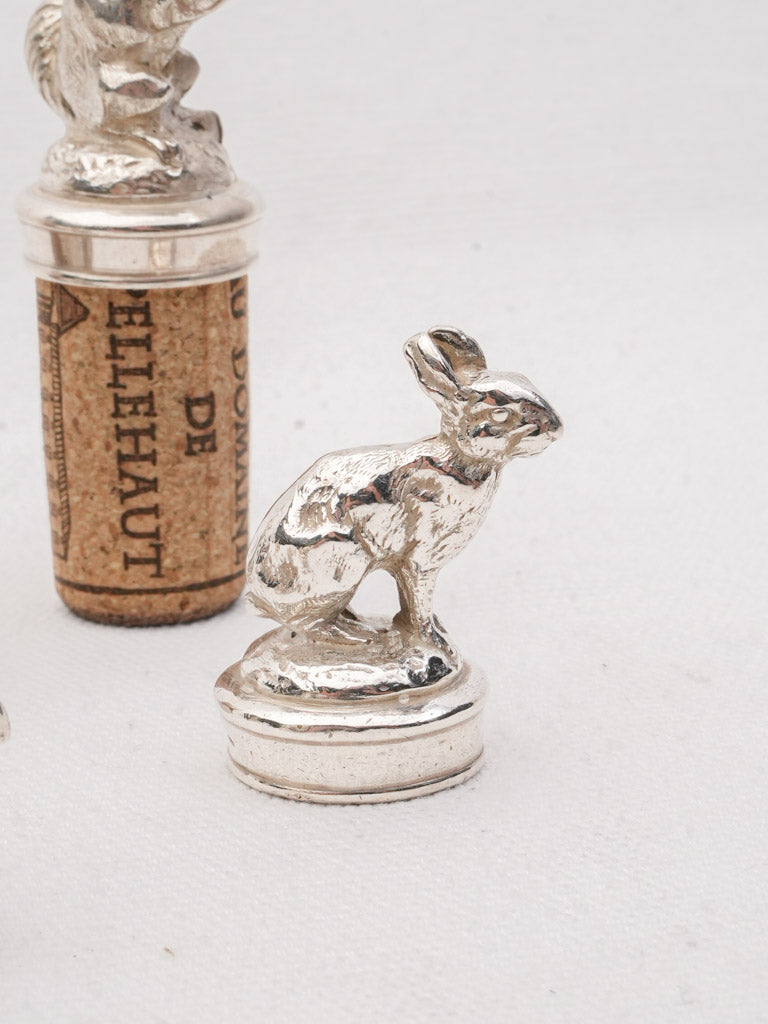 Detailed handcrafted animal bottle stoppers