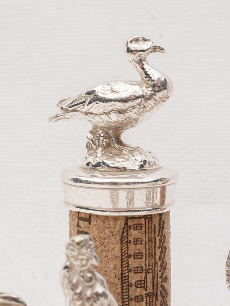 Whimsical Christofle decorative stoppers set