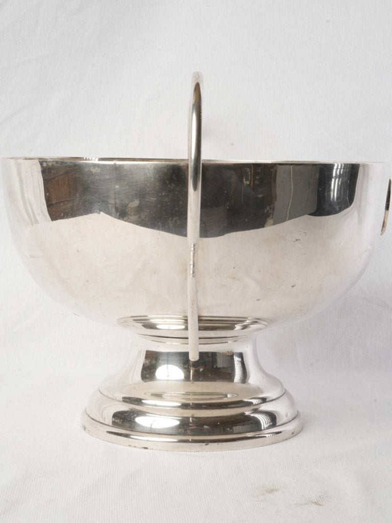 Classic sculptural silver vessel