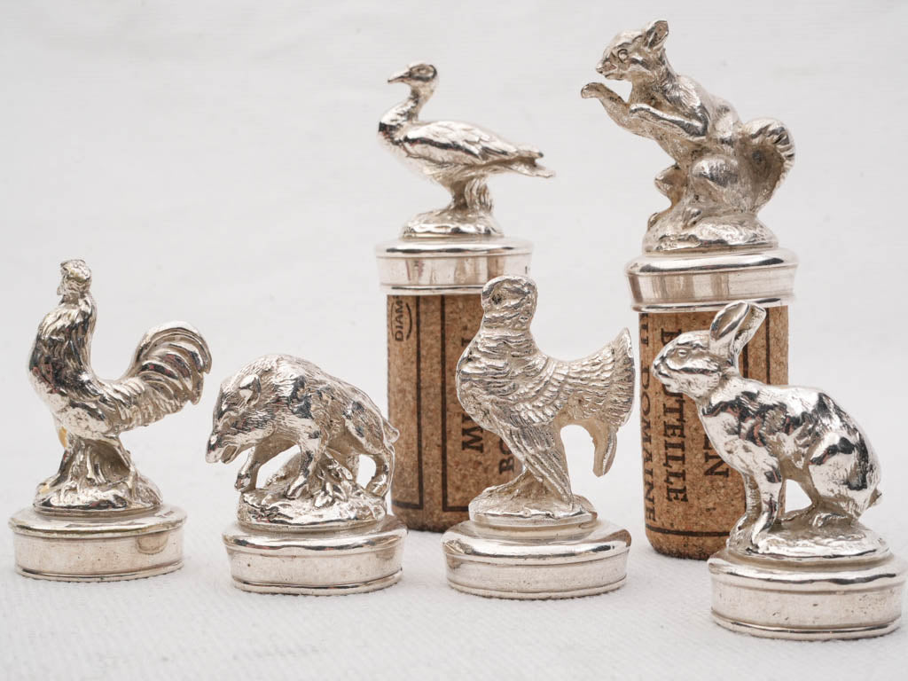 Collectible Christofle artful bottle stoppers  