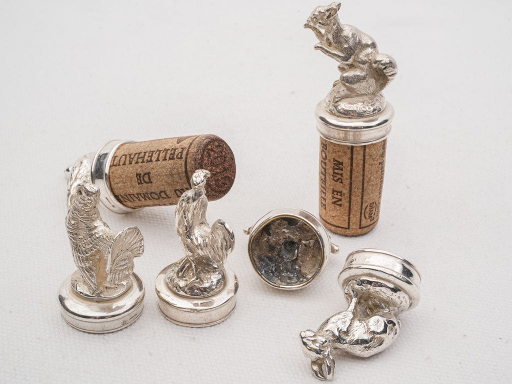 Beautifully crafted animal cork stoppers