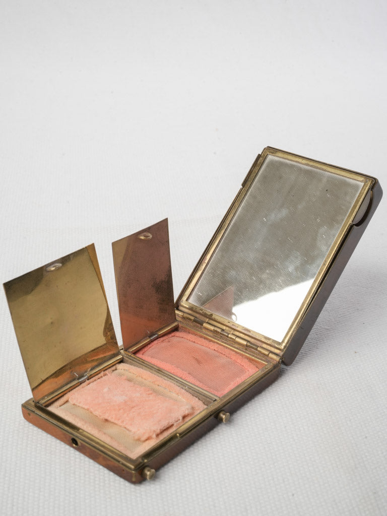 Stylish petite makeup compact