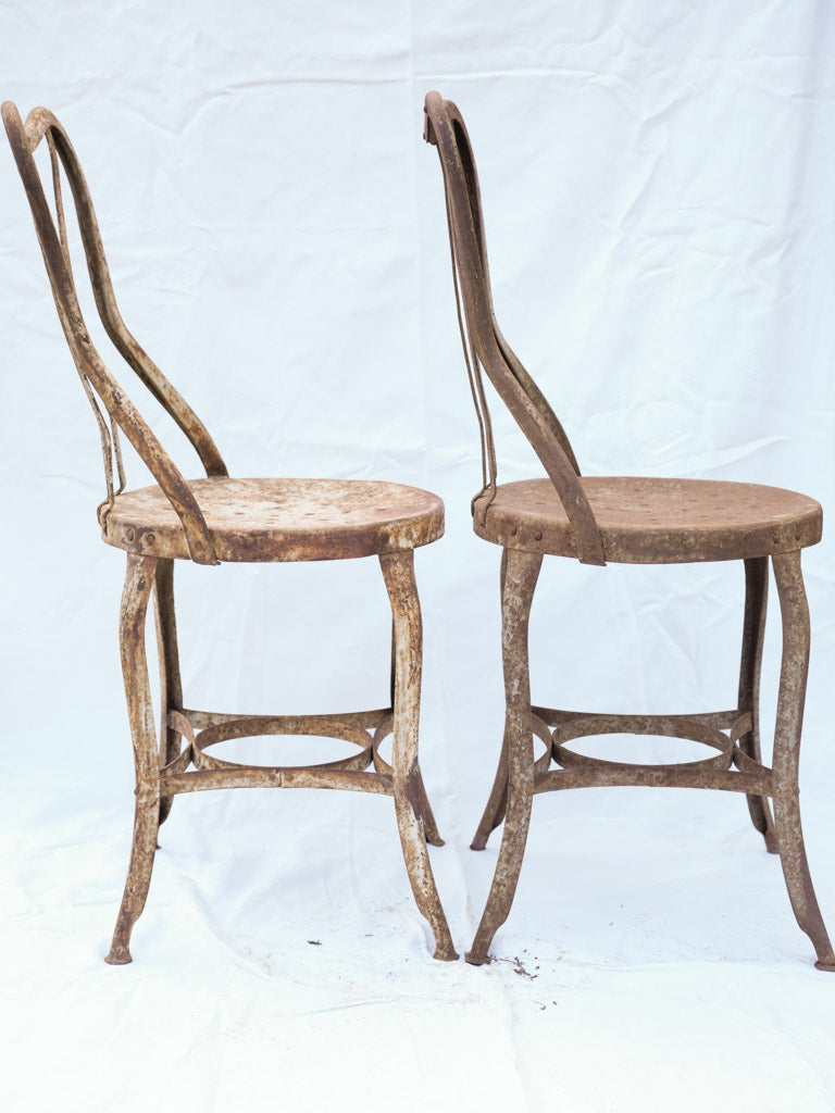 Authentic historical industrial chairs