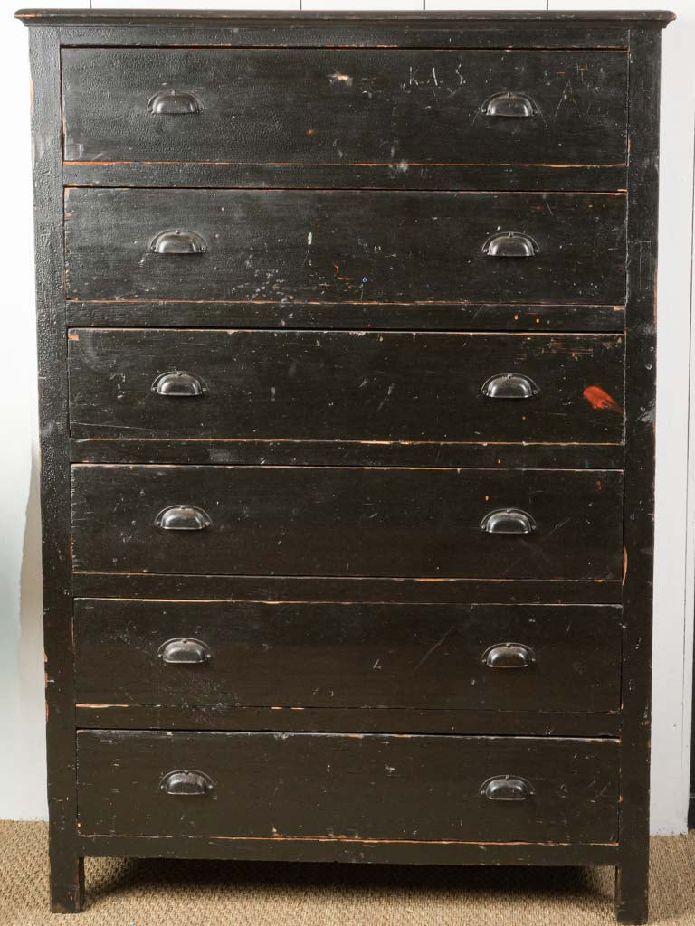 Narrow, tall vintage chest