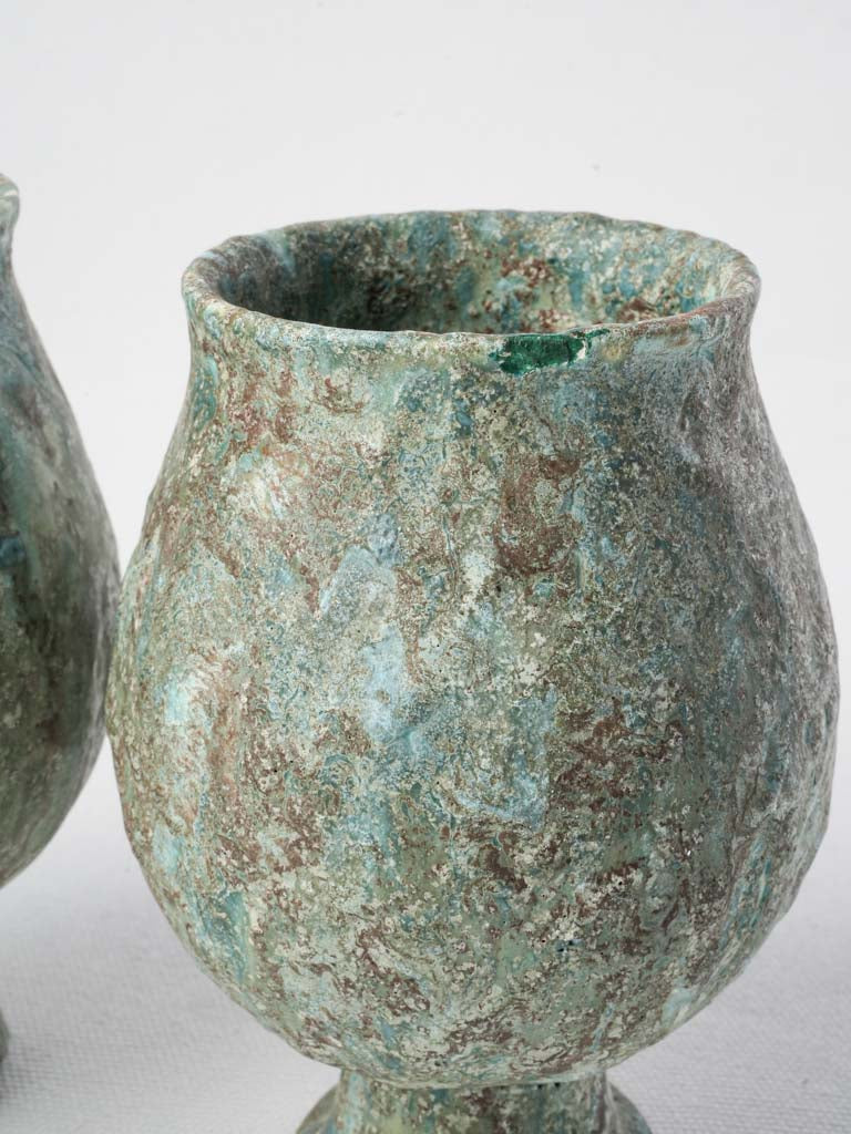 Timeless artisan petite ceramic vases