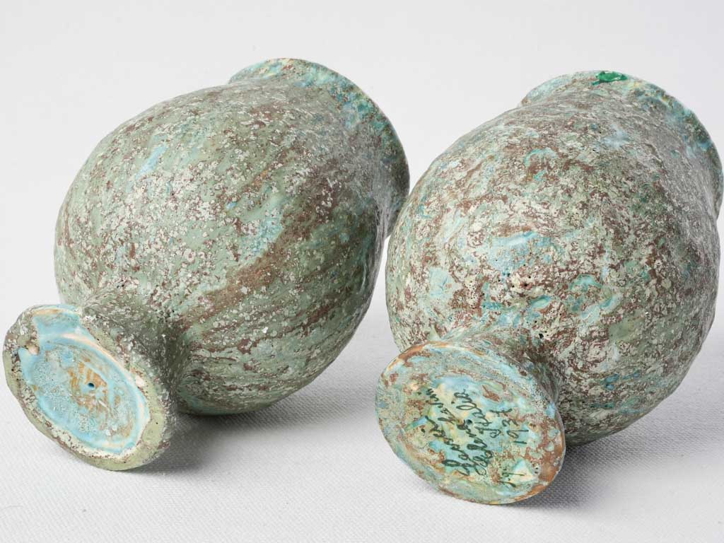 Textured Lenci craftsmanship vintage pottery