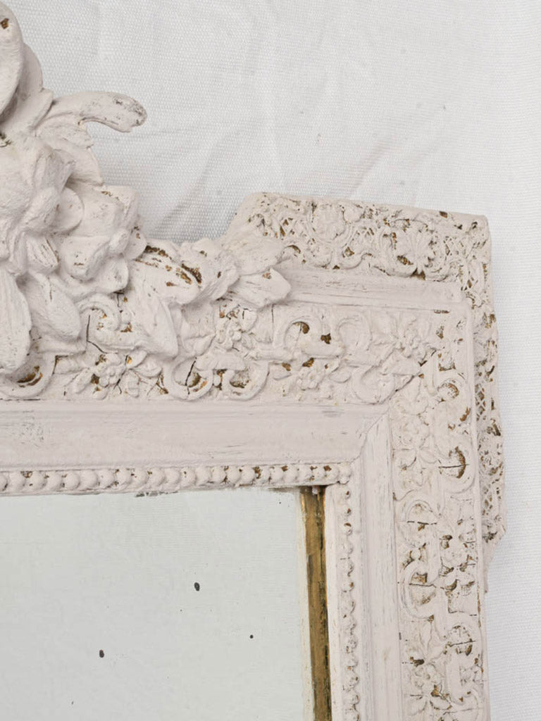 French rocaille crest mirror