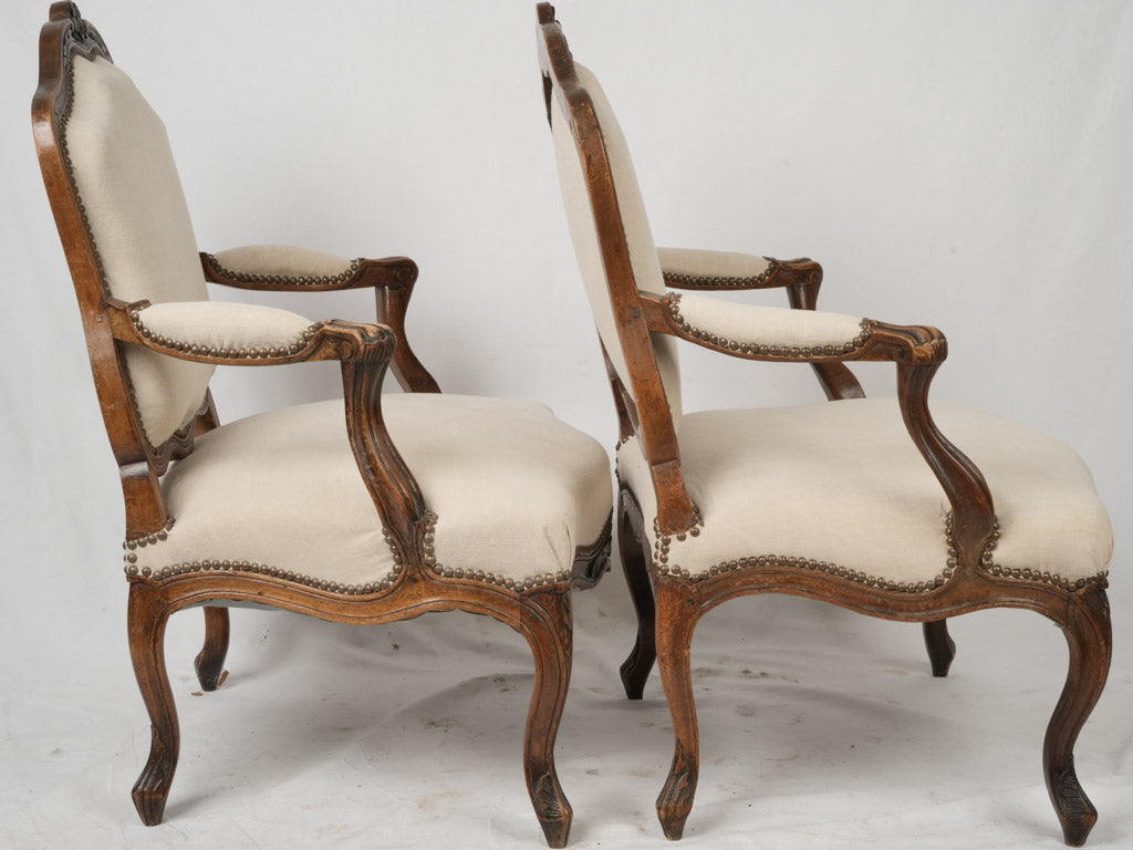 Charming Louis XV Armchairs