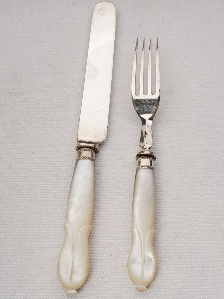 Unengraved personalized Victorian cutlery