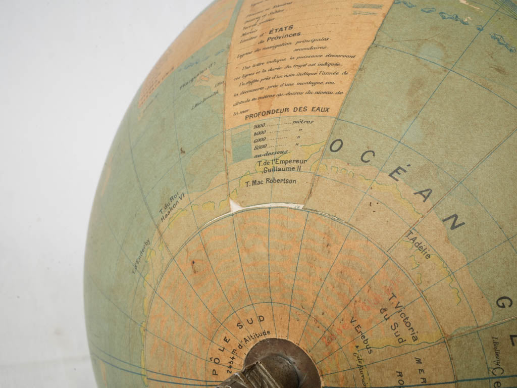 Charming aged patina globe