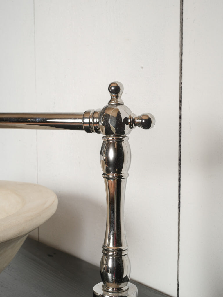 Ready-to-Install Bathroom Washbasin w/ Painted Antique Table Base