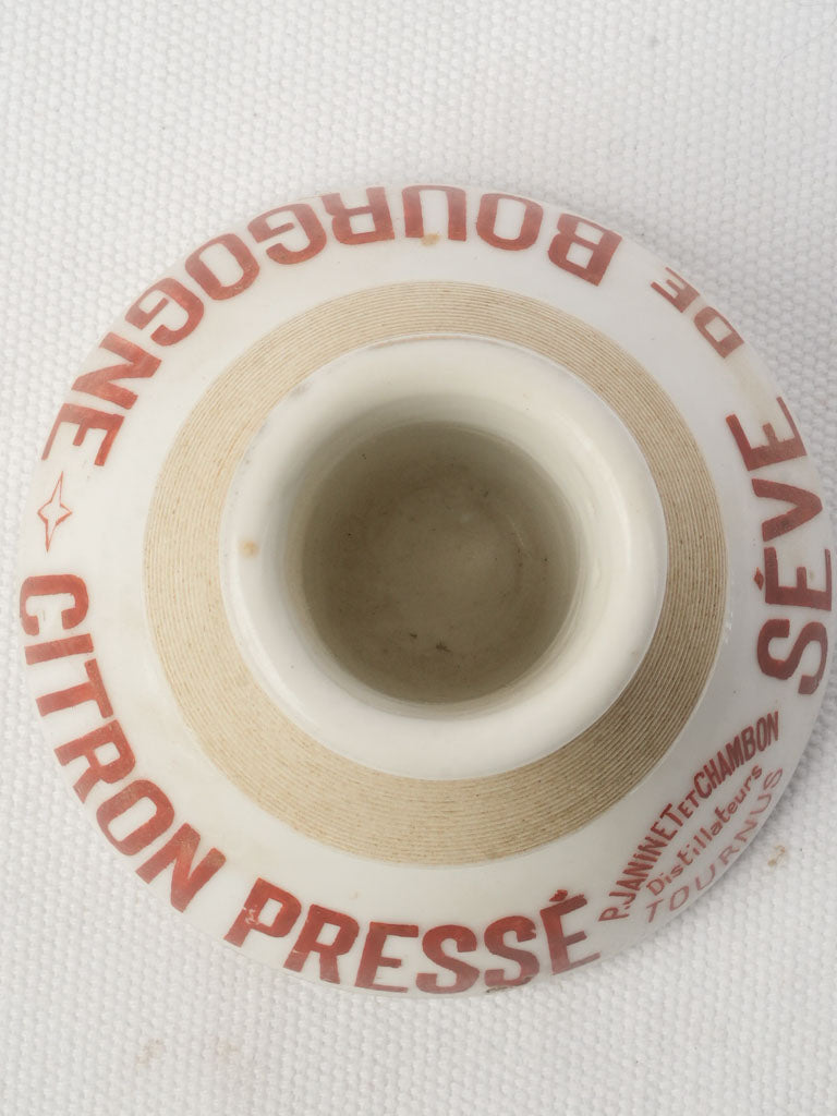 Speckled and nicked porcelain piece