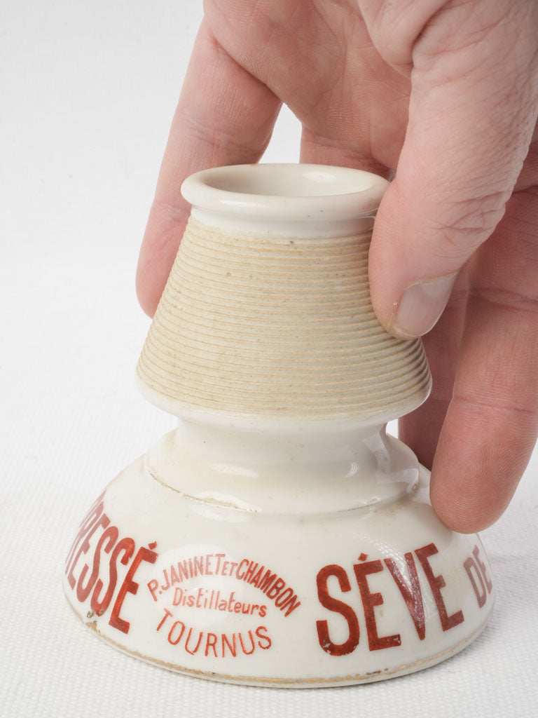 Burgundy distillery advertising memorabilia