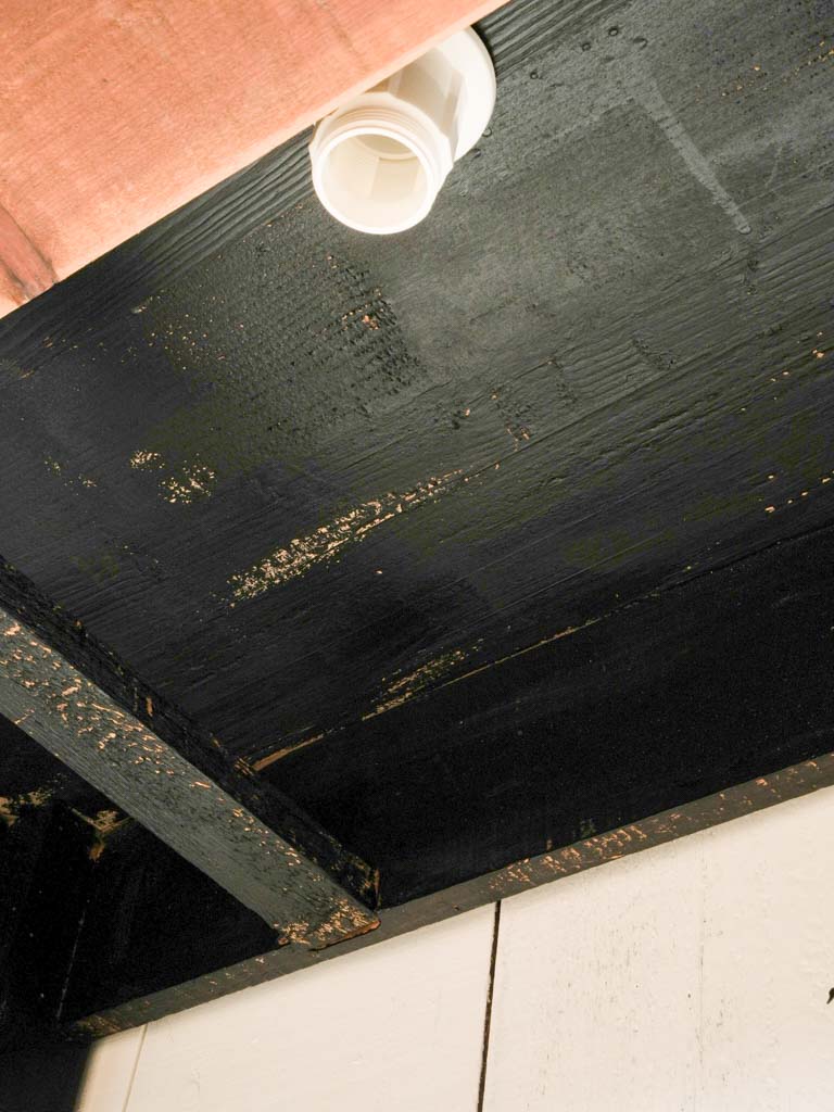 Ready-to-Install Bathroom Washbasin w/ Painted Antique Table Base