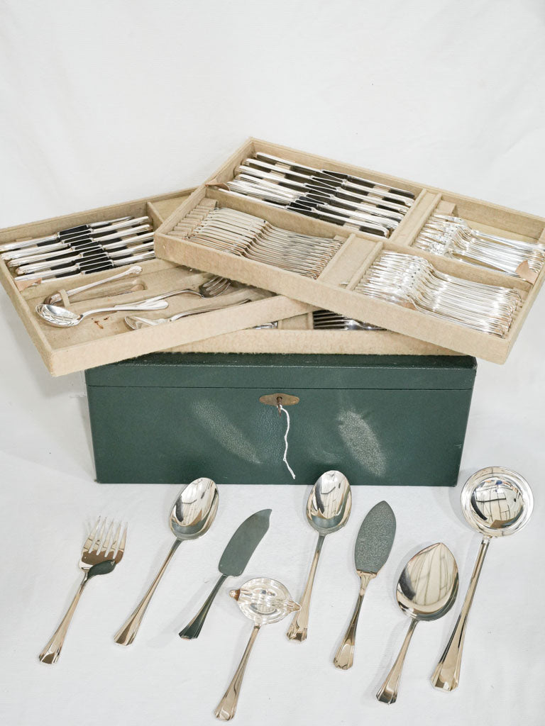 Timeless Christofle flatware canteen