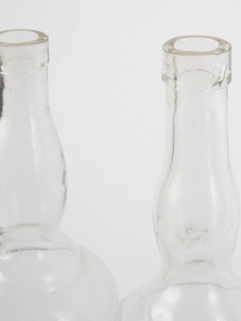 Engraved elegant spirits bottles