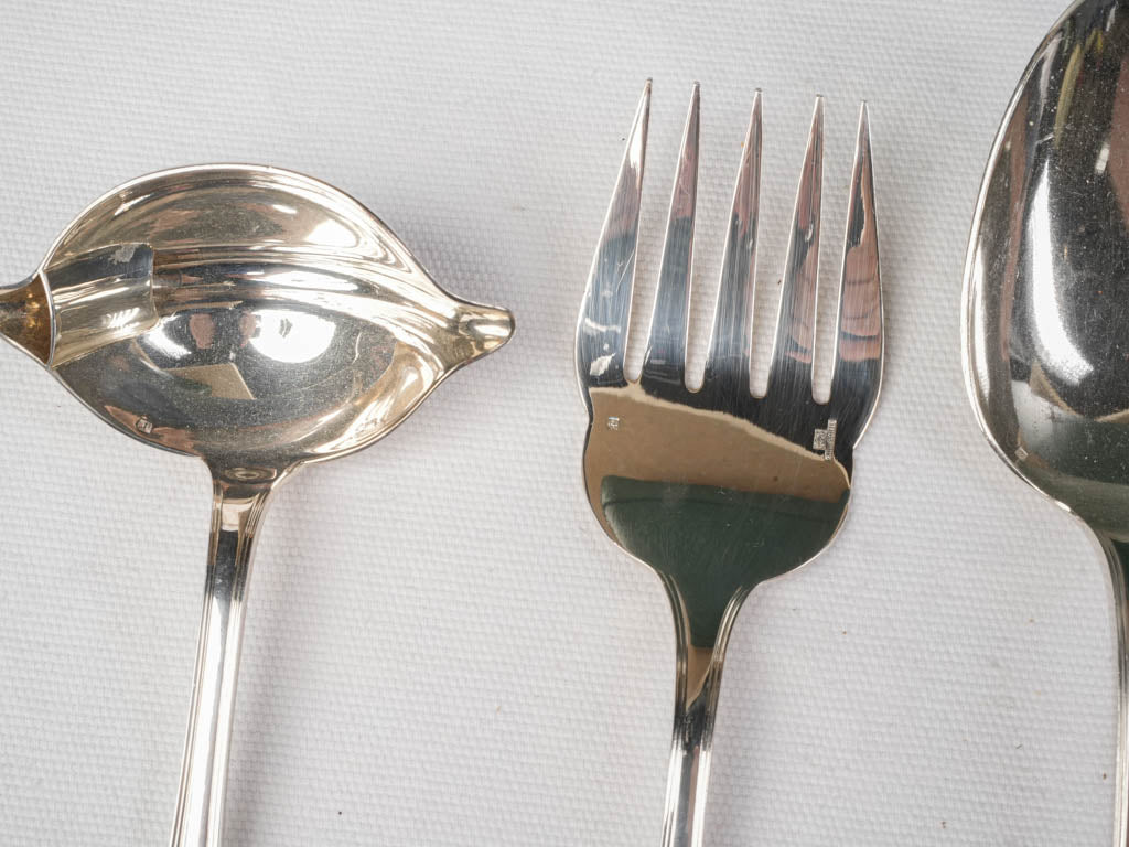 Prestigious Christofle silver utensils