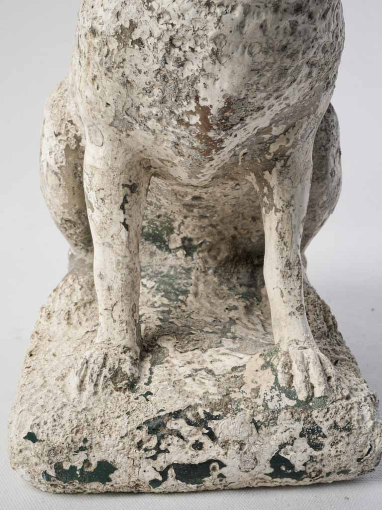 Detailed early 20th-century statue