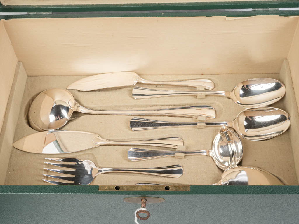 Luxurious silver flatware ensemble