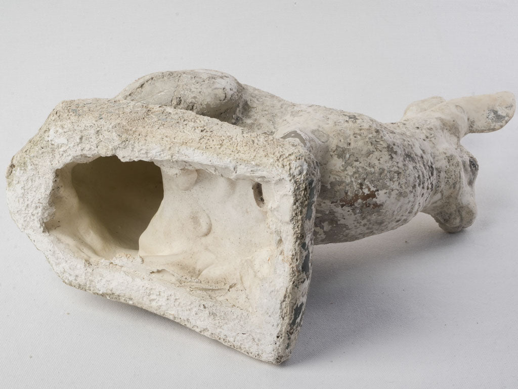 Aged animal sculpture ornament