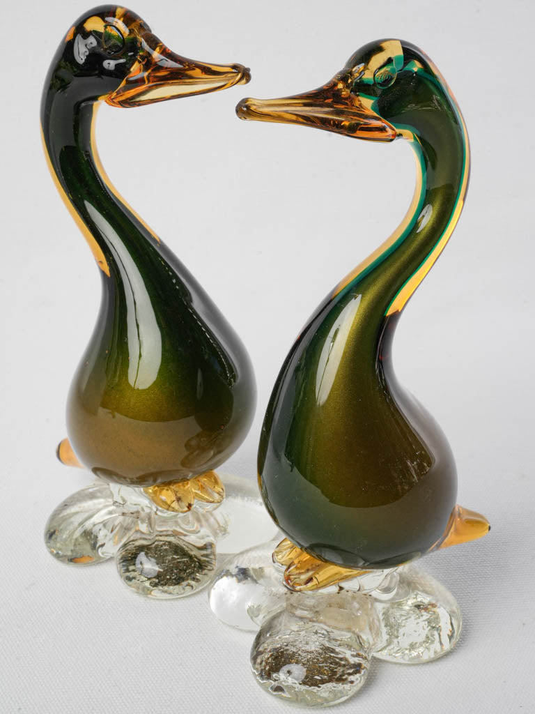 Exquisite vintage Murano glass figurines
