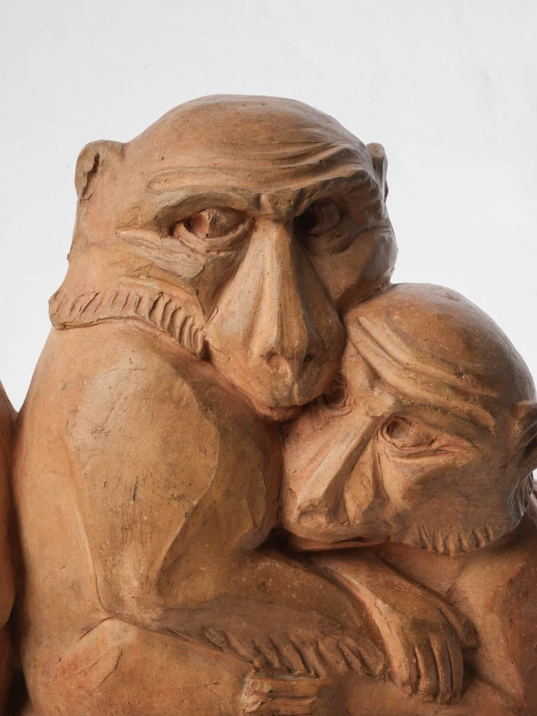 Mid-century decorative terracotta piece