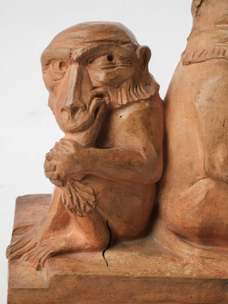 Mischievous and tender sculpture