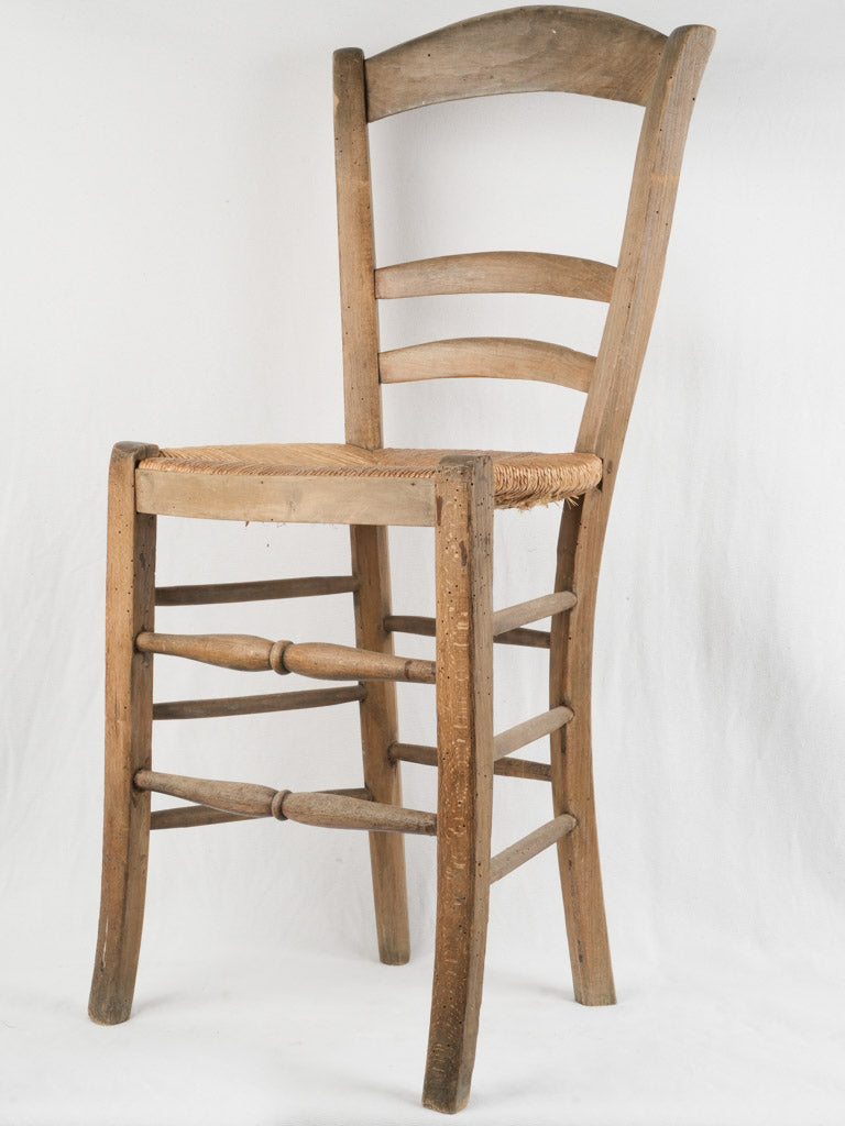 Antique ladderback chair / stool