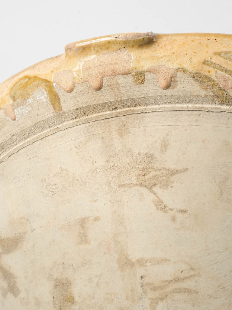 Unique colored earthenware tian bowl