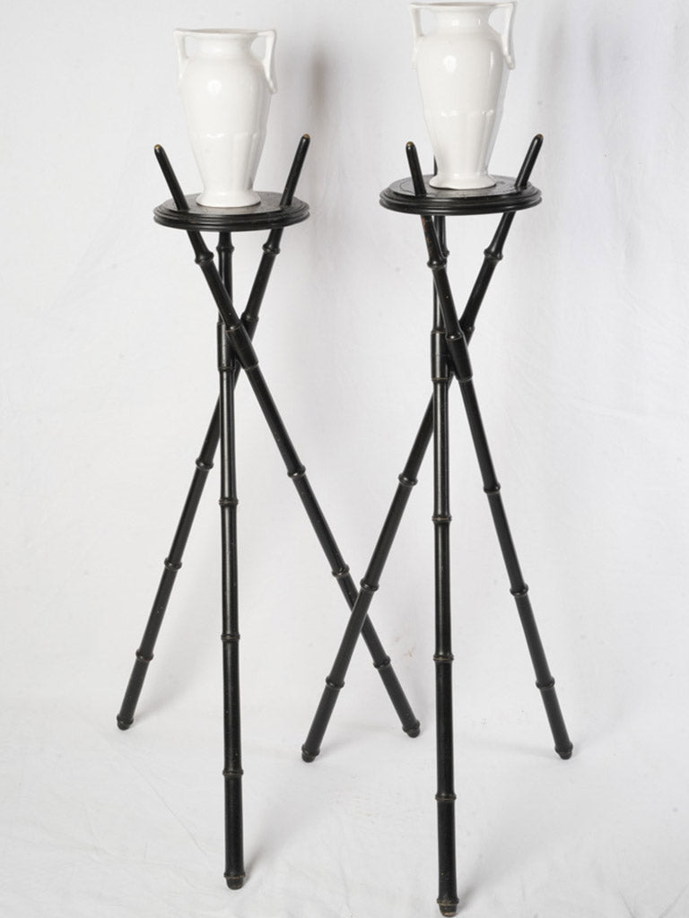 Elegant ebonized wood furniture