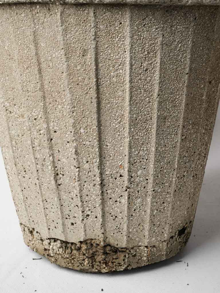 Robust fluted design garden urns