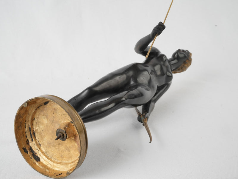 Dynamic Diana the huntress bronze sculpture