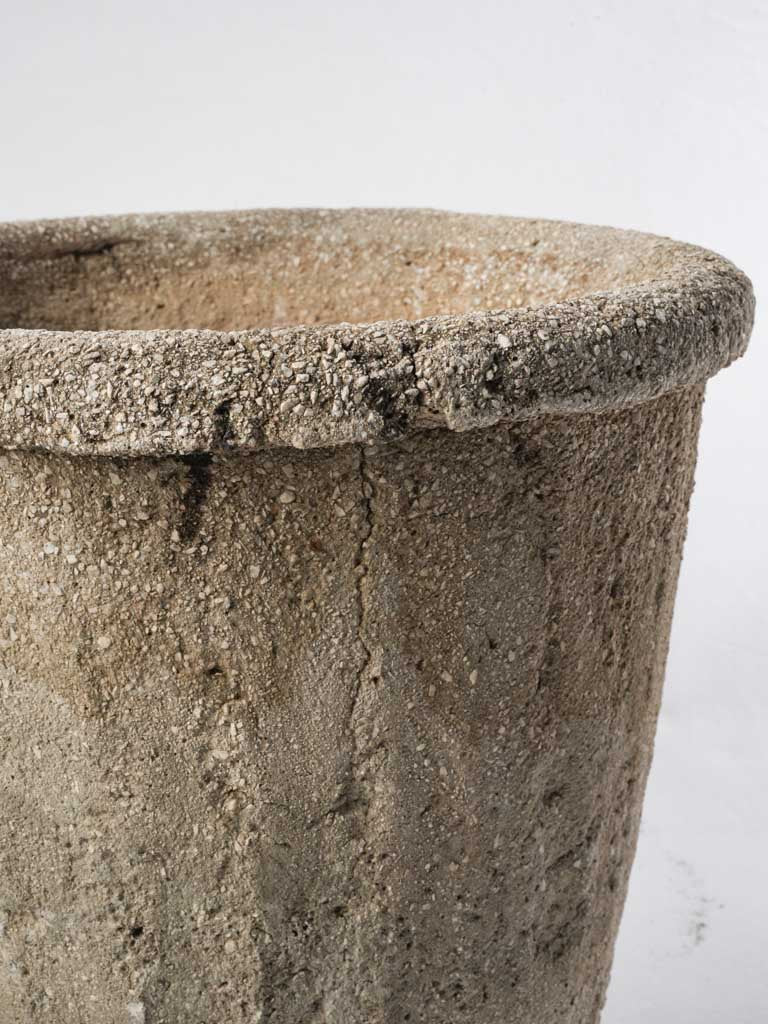 Timeless earthy finish concrete pots