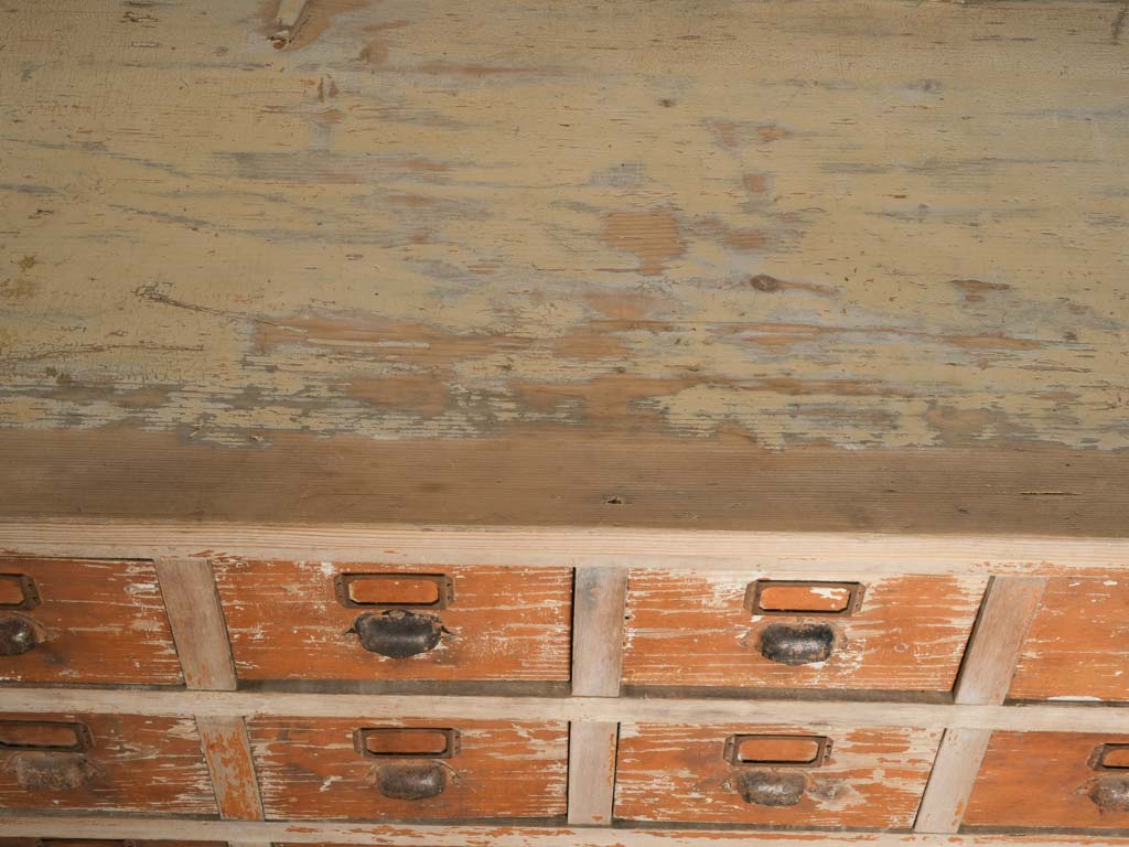 Historical fir wood cabinet