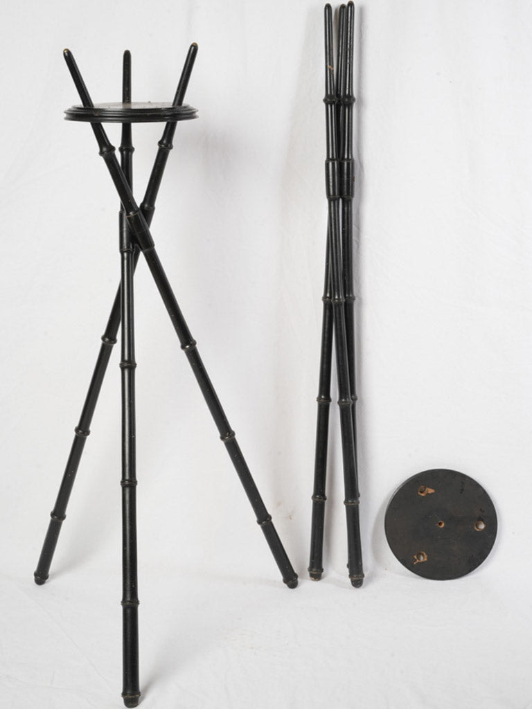 Vintage faux bamboo decor