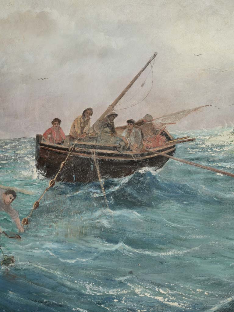 Adept, colorful seascape art