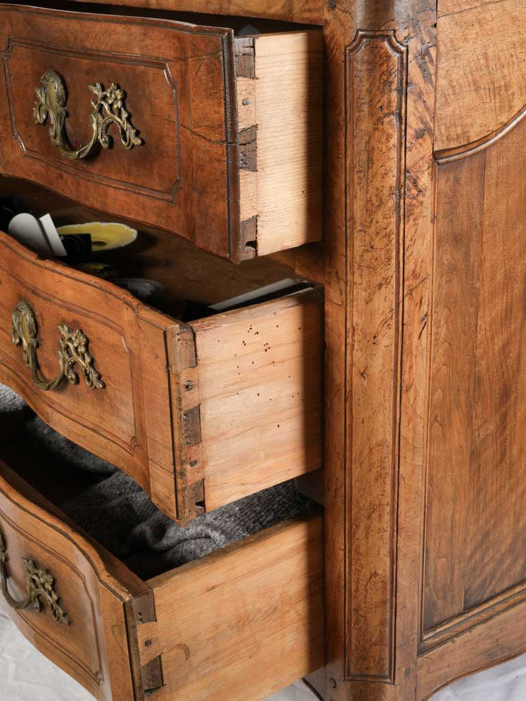 Warm honey walnut furniture
