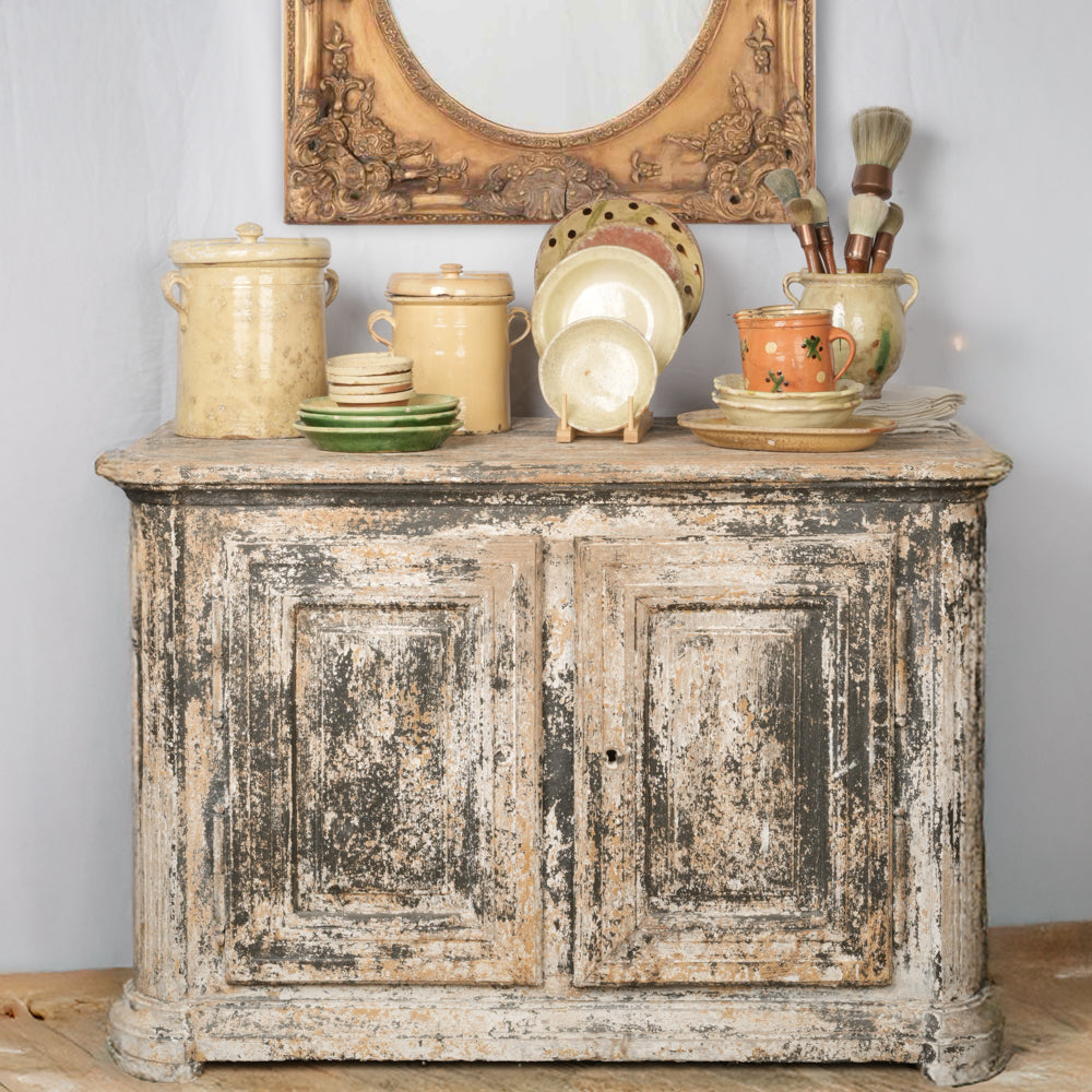 Worn paint farmhouse furniture
