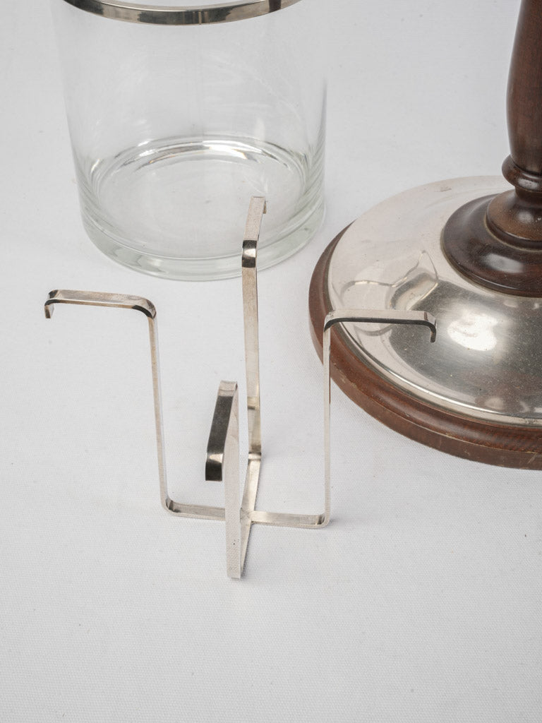 Sleek modernist Christofle ice bucket