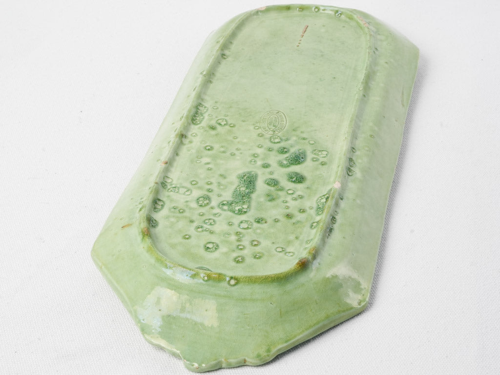 French artisanal ceramic plate