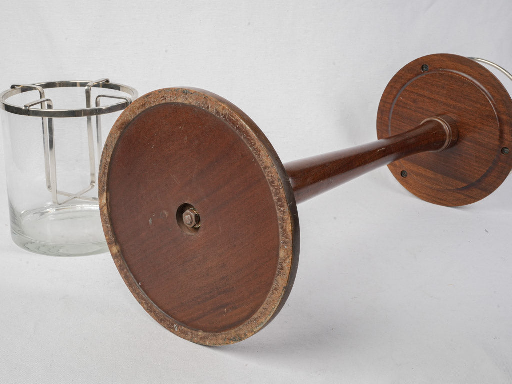 Architectural metalwork ice bucket stand