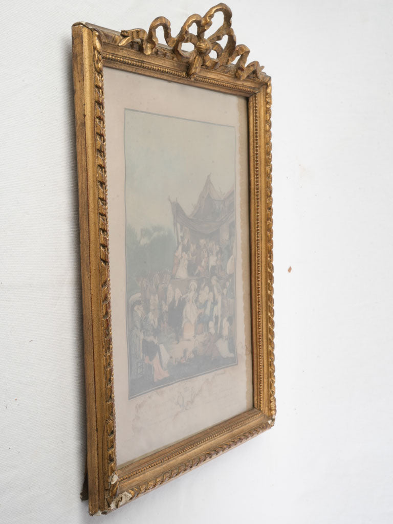 Decorative French period print