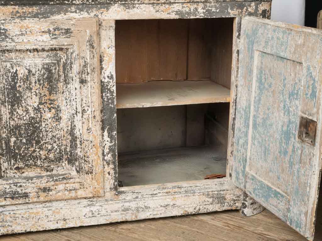 Fluted column rustic cupboard
